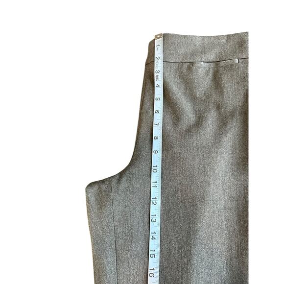 Talbots High Waist Straight Pant Gray Office Work Career Trousers Size 8 - Picture 10 of 12